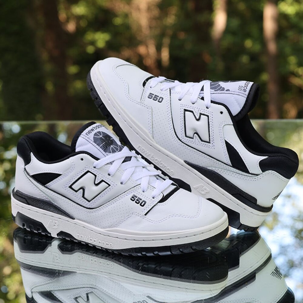 New Balance 550 White Black - Picture 7 of 12